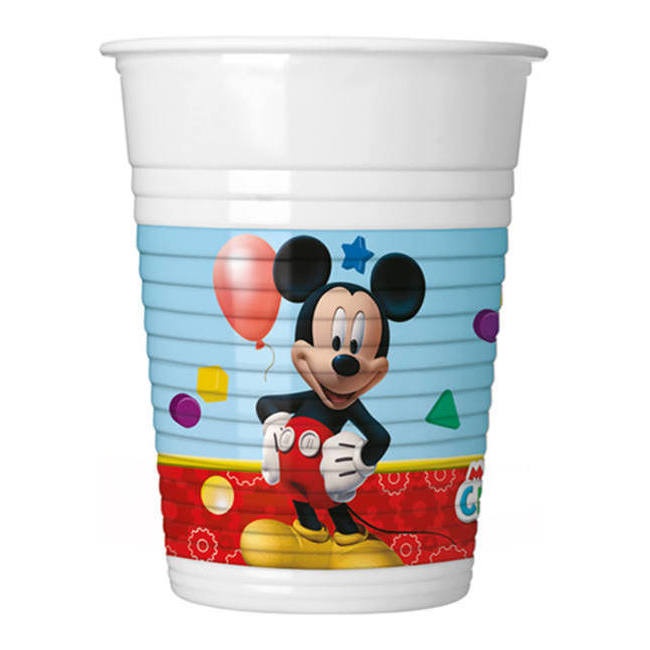 Vista principal del vasos de Mickey Mouse de 200 ml - 8 unidades en stock