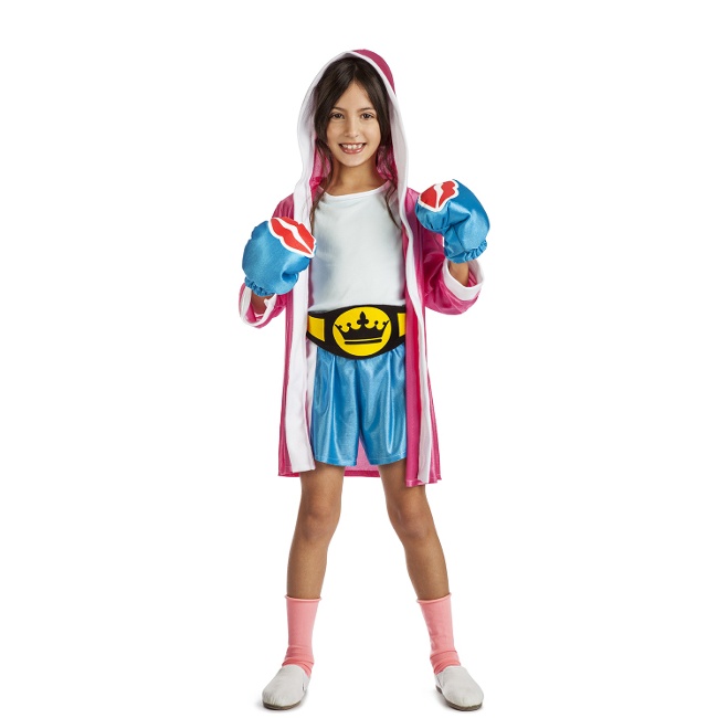 Refinar Órgano digestivo En todo el mundo Disfraz de boxeador con guantes para niña por 19,00 €
