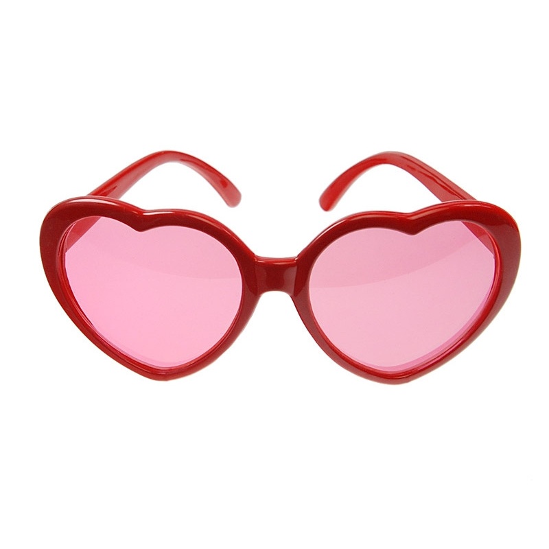 Gafas con forma de corazón rojo por 2,00 €