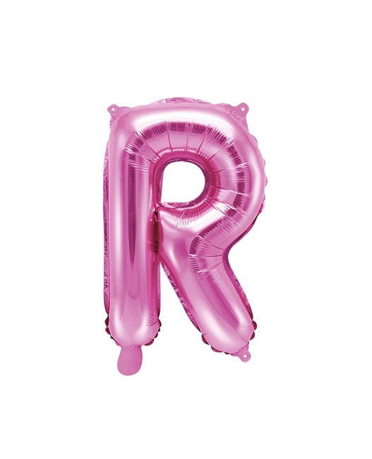 Vista principal del globo de letra rosa de 35 cm - PartyDeco en stock