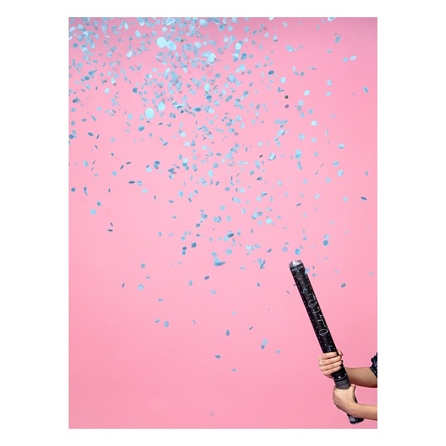 Foto detallada de cañon de confetti con topos - 60 cm