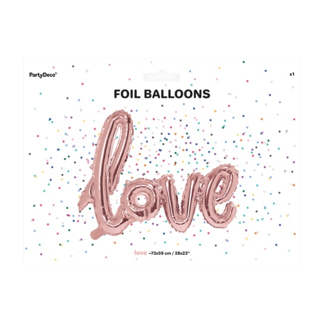 Foto detallada de globo letras Love de 73 x 59 cm - PartyDeco