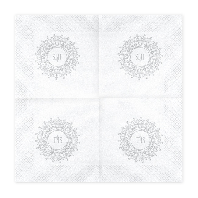 Foto detallada de servilletas de Mi Primera Comunión de 16,5 x 16,5 cm - 20 unidades