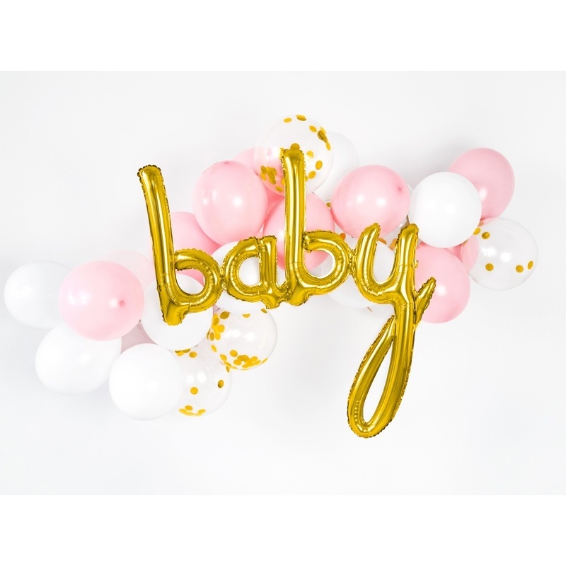 Foto detallada de globo letras Baby de 73,5 x 75,5 cm - PartyDeco