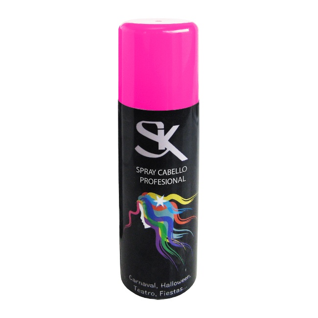 Spray para el pelo profesional fucsia 125 ml por 2,25