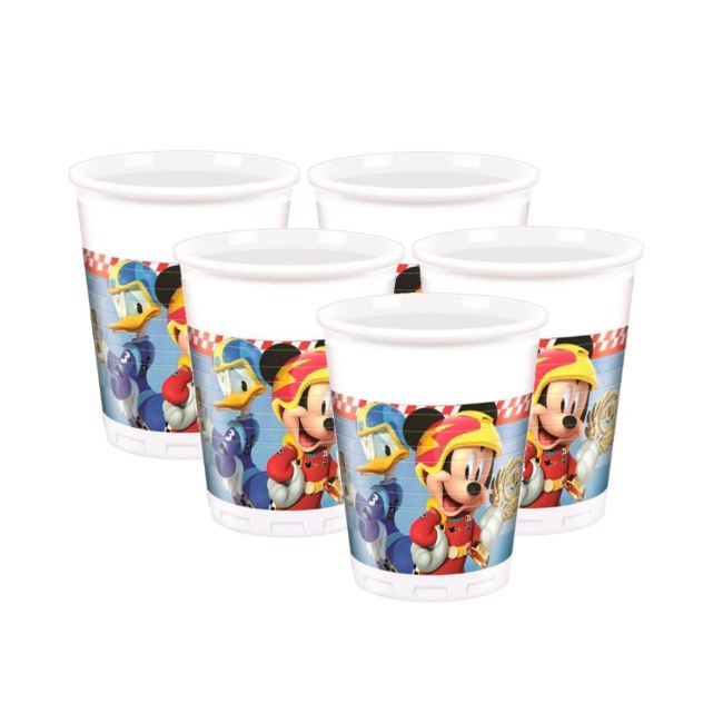 paquete de 8er Mickey mouse vasos de fiesta 200ml