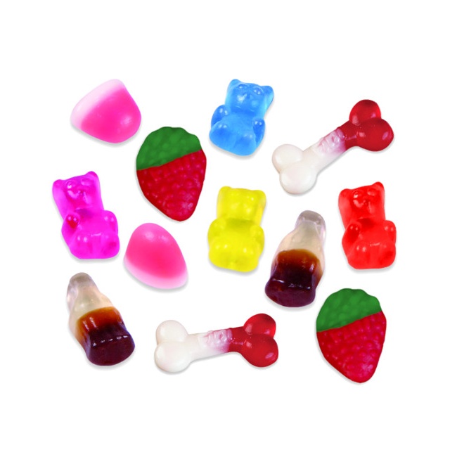 Vista principal del bolsa surtida de gominolas mini - Fini Mini treats - 165 gr en stock