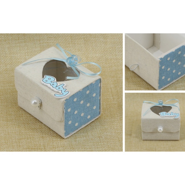 Foto detallada de caja con cierre de baby shower de 6 cm - 1 unidad