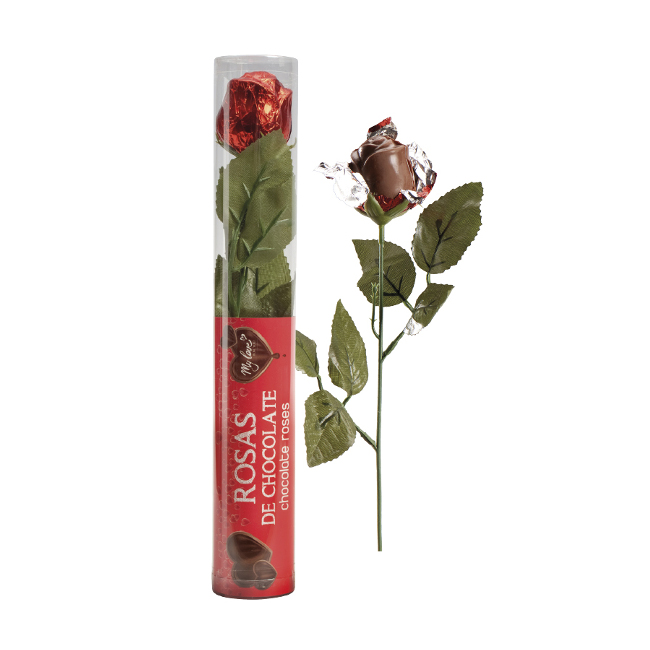 Rosa de chocolate 20 gr ***OFERTA POR CADUCIDAD por 2,75