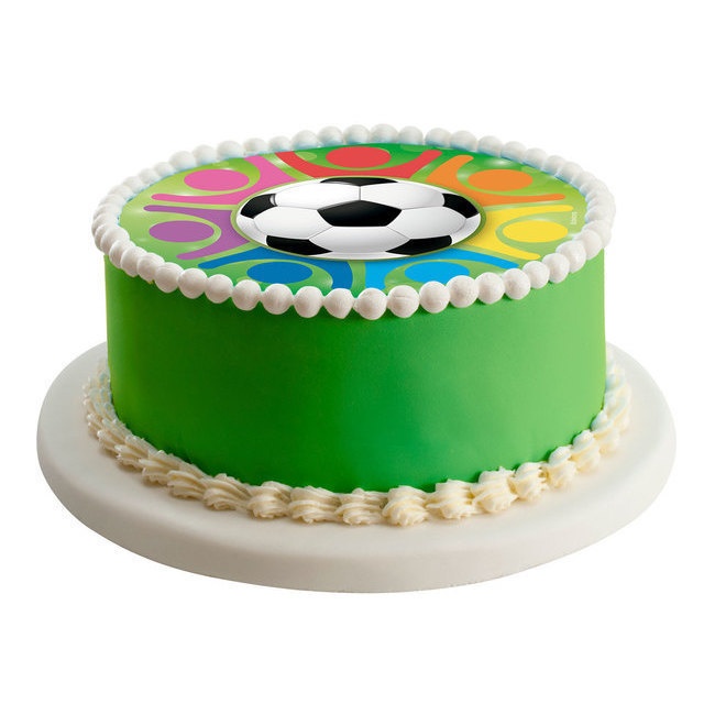 Tarta futbol oblea