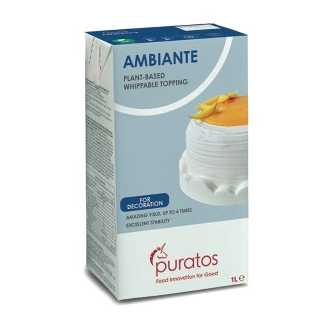 6 x Nata vegetal Ambiante de 1 L - Puratos