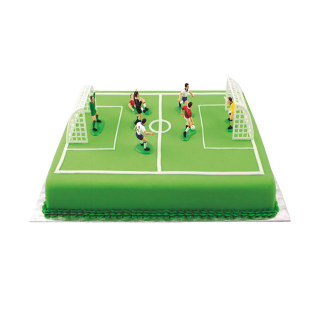 Decoración para tarta de fútbol con porterías - PME - 9 unidades por 3,50 €