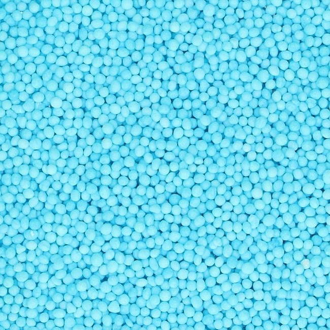 Vista principal del sprinkles de perlas mini de colores de 80 gr - FunCakes en color amarillo, azul, blanco, dorado, fucsia, morado, negro, plateado, rojo, rosa y verde