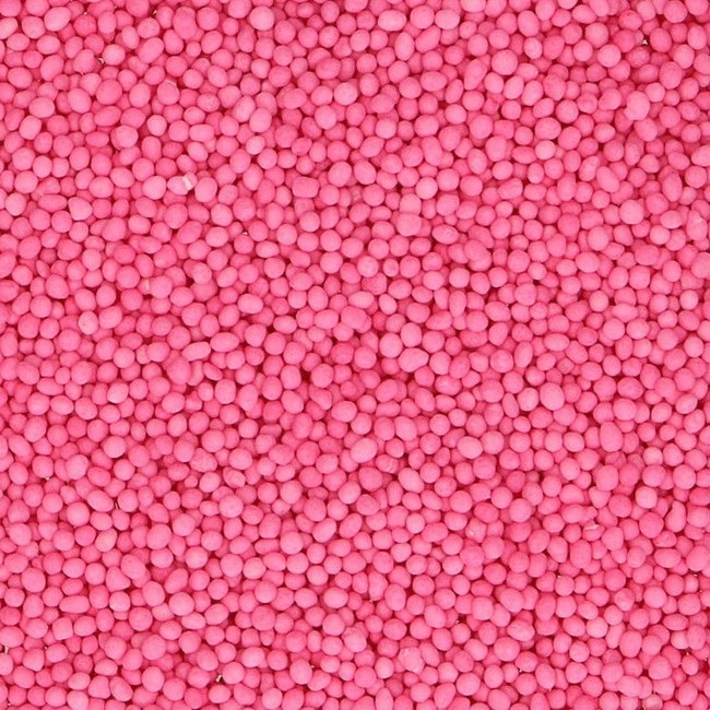 Vista principal del sprinkles de perlas mini de colores de 80 g - FunCakes en color amarillo, azul, blanco, blanco perlado, dorado, fucsia, morado, negro, plateado, rojo, rosa y verde