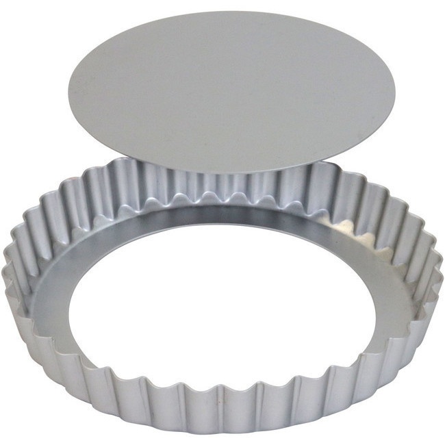 Foto detallada de molde con base desmontable de aluminio de 15 x 15 x 2,5 cm - PME
