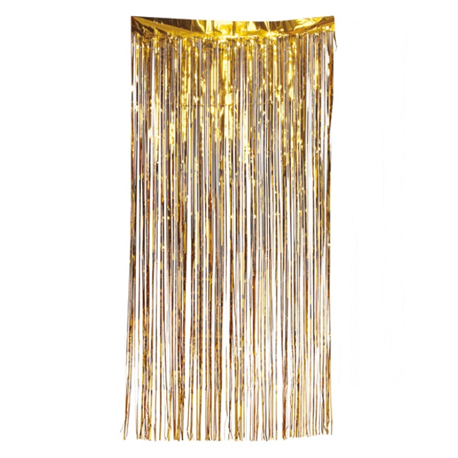 Cortina de 2 x 1 m metalizada - 1 unidad