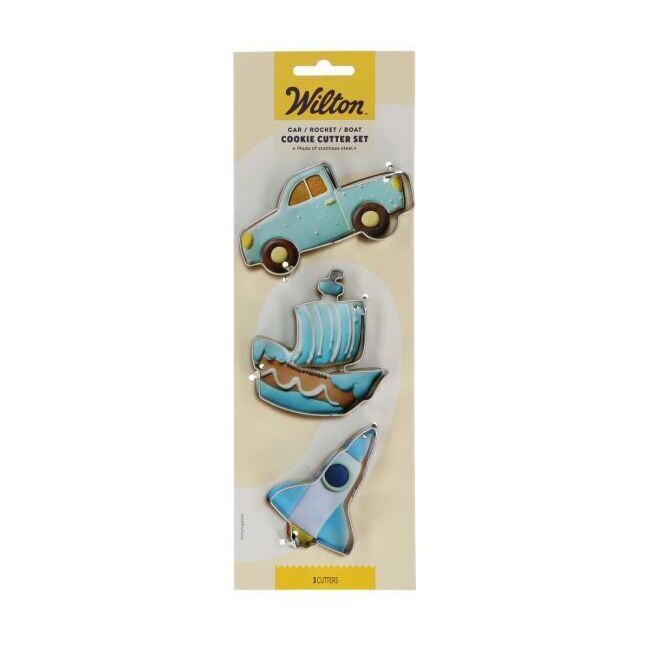 Cortadores de coche, barco y nave - Wilton - 3 unidades