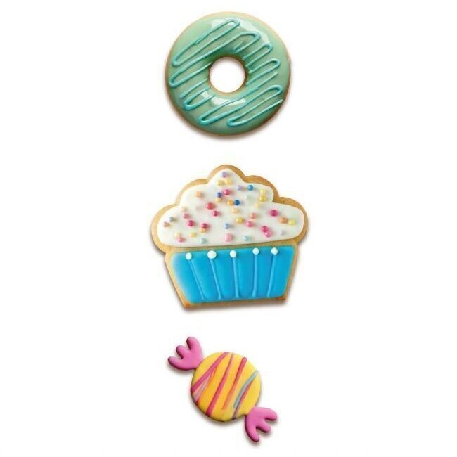 Cortadores de donut, cupcake y caramelo - Wilton - 3 unidades - 2