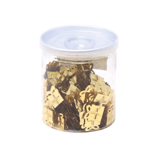 Vista principal del confetti de regalos dorados de 20 gr en stock