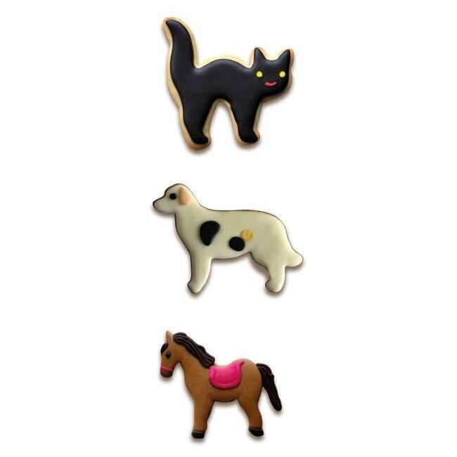 Cortadores de gato, perro y caballo - Wilton - 3 unidades - 2