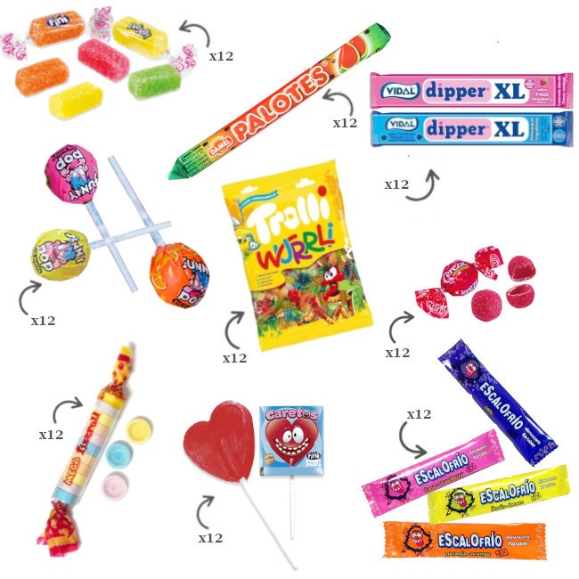 Pack de chuches Happy Party XL + Piñata