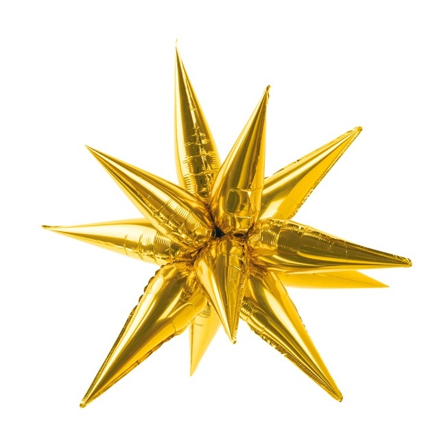 Globo de estrella 3D de 95 cm - PartyDeco - 1 unidad