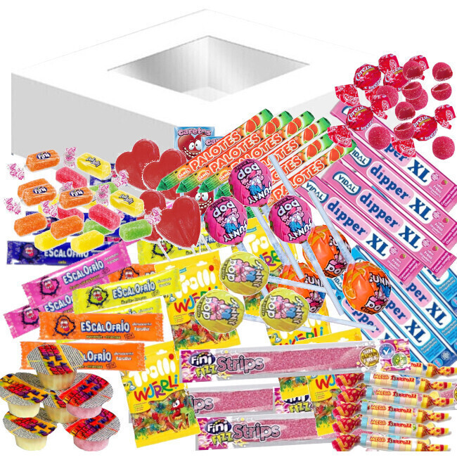 Pack de chuches en caja - 221 unidades por 22,00 €