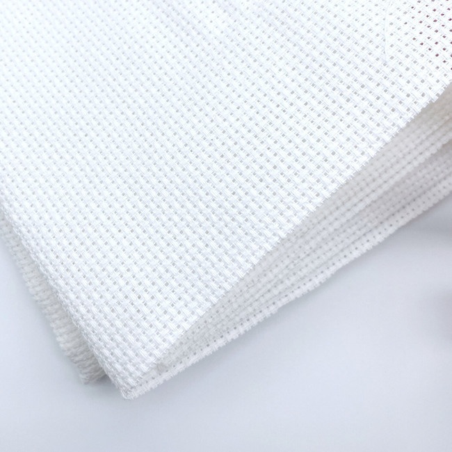 Foto detallada de tela de algodón blanca de 0,5 x 1 m - Casasol