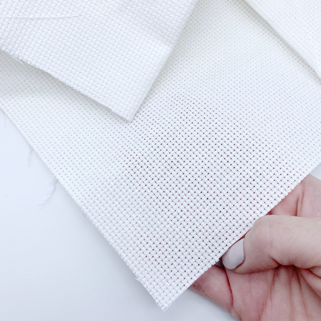 Vista principal del tela de algodón blanca de 0,5 x 1 m - Casasol en stock