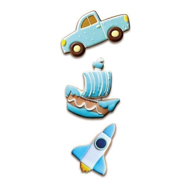 Cortadores de coche, barco y nave - Wilton - 3 unidades - 2