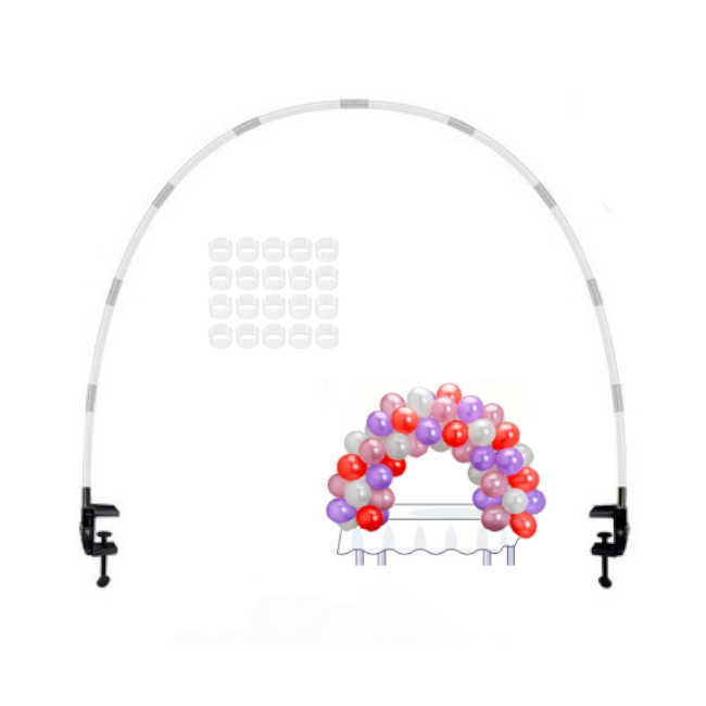 Arco ajustable para globos para mesa - 41 piezas - Wefiesta por 22