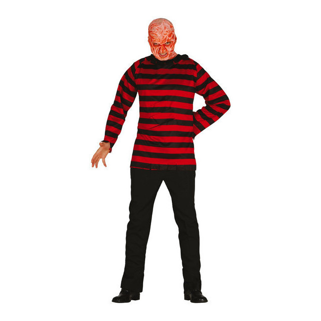 Vista principal del disfraz de asesino Freddy en stock