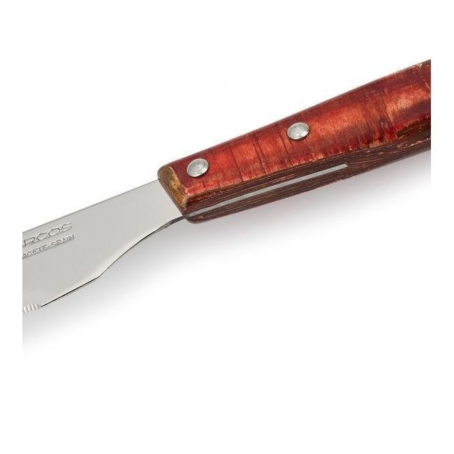 Cuchillo de mesa 11cm mango rojo Arcos