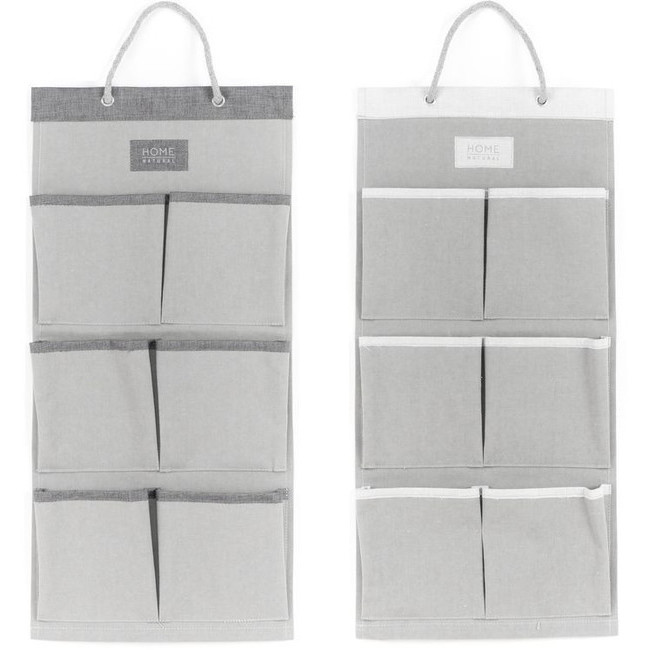 Organizador De Armario Colgante De 6 Compartimientos - L 28 X A 28 X H 112  Cm - Gris Antracita con Ofertas en Carrefour