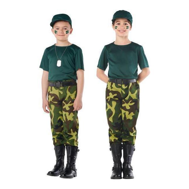 Disfraz de militar infantil por 17,00 €
