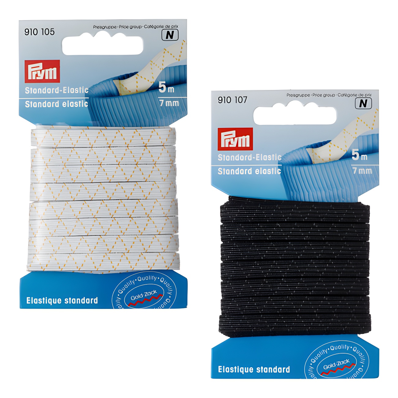 Nastro Elastico Per Cucito Prym 20 Mm - Vita Elastica Colorata Per Pantaloni, Gonne E Accessori Fai Da Te, Blu, Lavabile