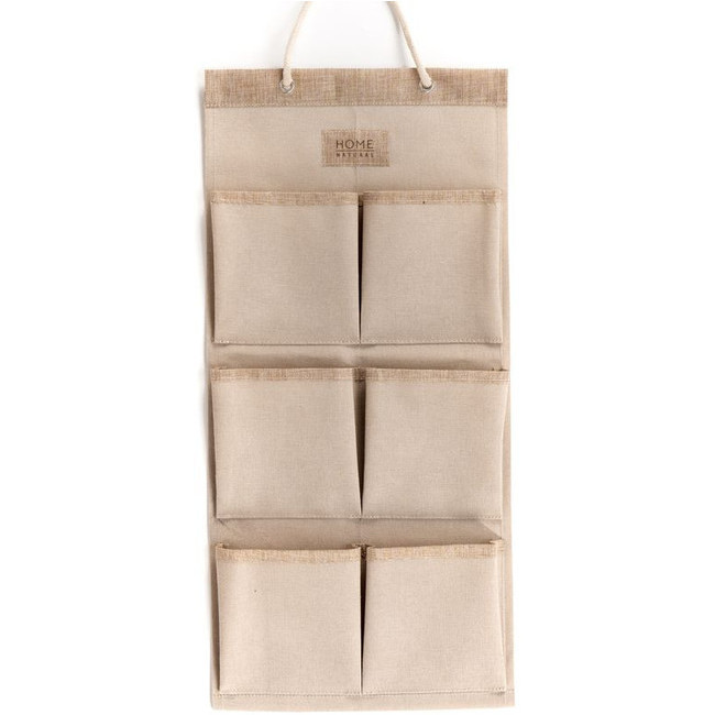 Organizador armario colgante Organic - DCasa - 6 bolsillos por 7,75 €