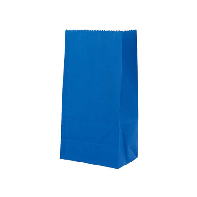 Vista principal del bolsas de papel en color azul, blanco, fucsia, kraft, rojo y rosa
