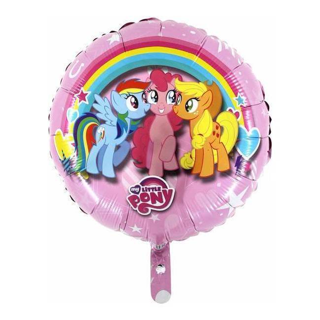 Vista frontal del globo de My Little Pony de 46 cm - Grabo en stock