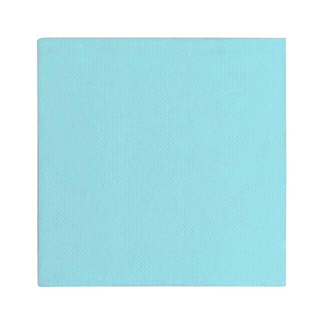 Vista delantera del servilletas de 20 x 20 cm - Maxi Products - 50 unidades en color amarillo, azul, azul bebé, azul marino, blanco, fucsia, lila, naranja, negro, rojo, rosa y verde