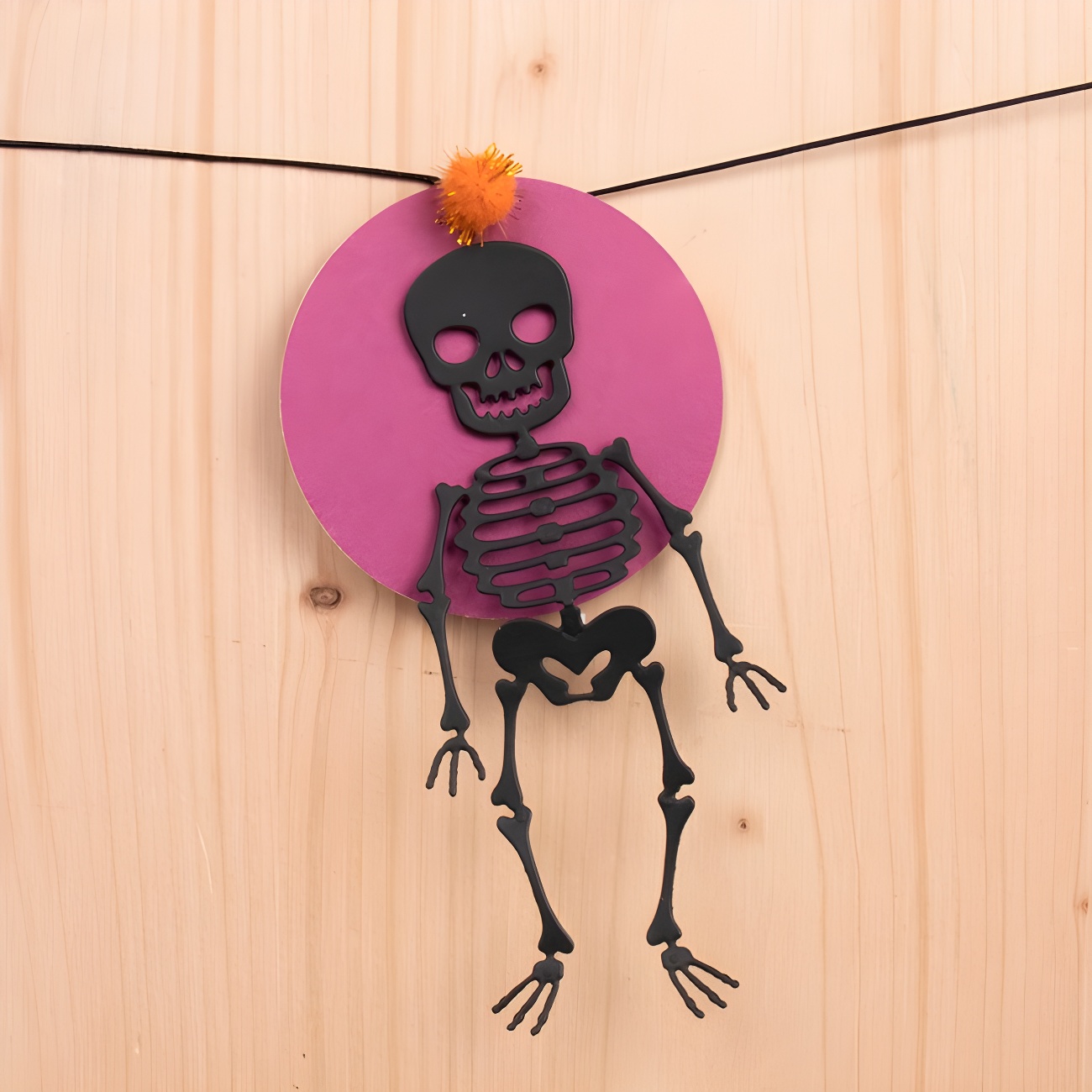 ZAG Fustella Fine Scheletro Halloween | Matrice In Acciaio Per Taglio Carta E Gomma Eva | 53x97 Mm