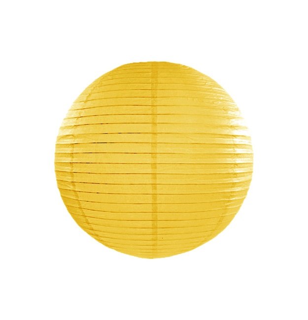 Vista principal del farol de papel de 35 cm - 1 unidad en color aguamarina, amarillo, azul, azul marino, blanco, dorado, fucsia, gris, lila, naranja, negro, rojo, rosa y verde