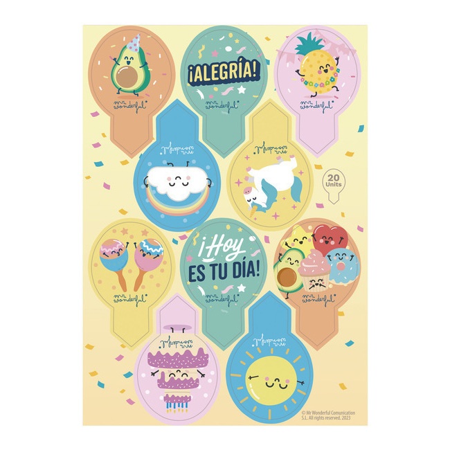 Picks de oblea de mr wonderful 20 unidades por 2,75