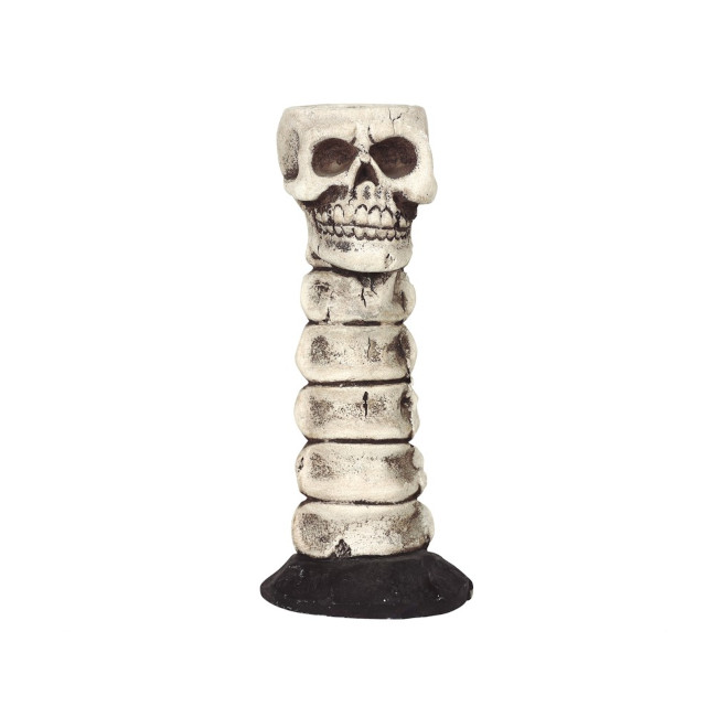 Vista principal del candelabro de esqueleto de 17 cm en stock