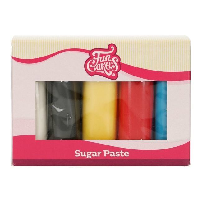 Set de fondant de 5 colores primarios de 500 gr - FunCakes por 8,25 €