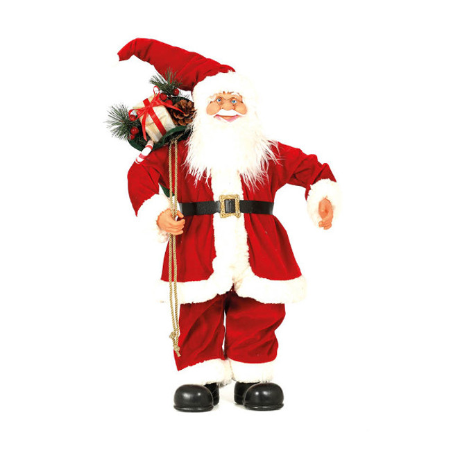 Vista principal del figura de Papá Noel en stock