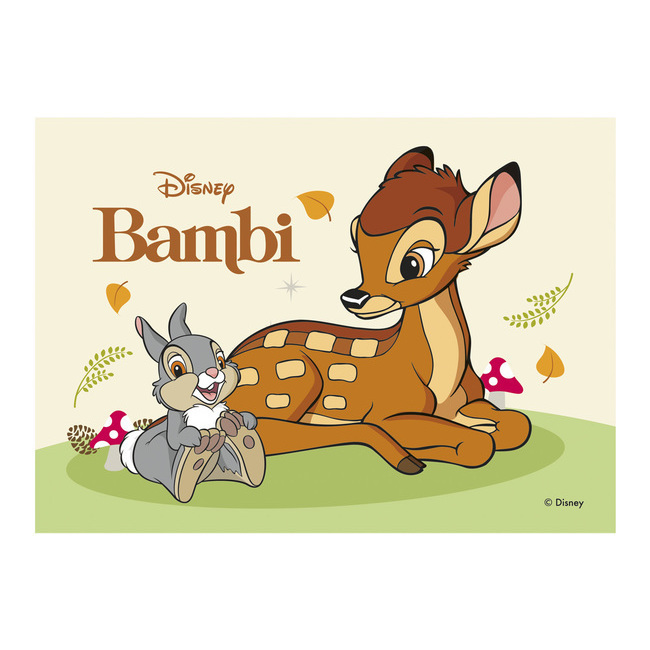 Oblea comestible de Bambi de 14,8 x 21 cm - Dekora por 1,50 €