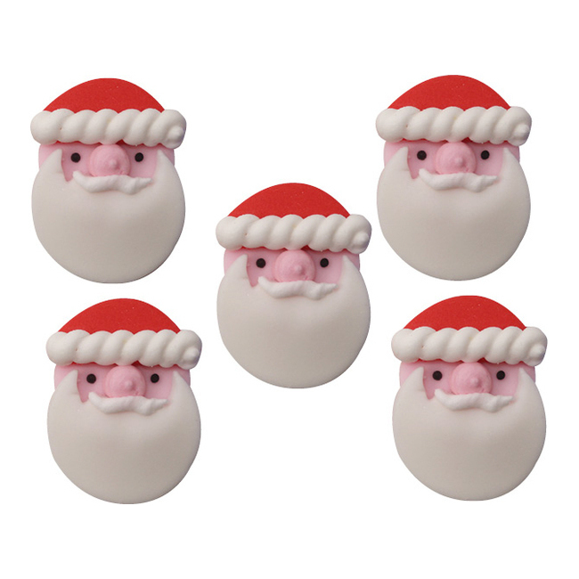 Vista principal del figuras de azúcar de Papá Noel - Creative Party - 5 unidades en stock
