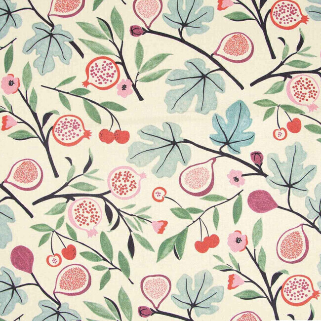 Vista principal del tela canvas slim de algodón Figs & Cherries - Katia en stock