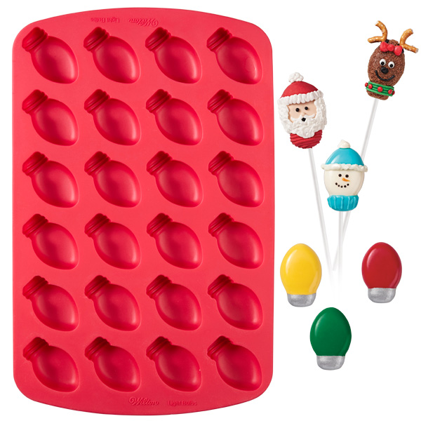 Molde de luces de Navidad de silicona de 34 x 21,5 cm Wilton 24